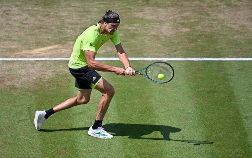 Alexander Zverev GER, Action, Tennis, ATP 250, BOSS Open 2025, Stuttgart, Baden-Württemberg,