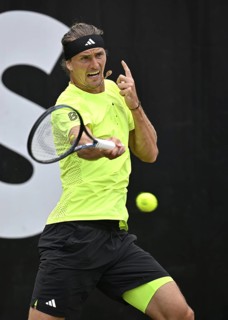 Alexander Zverev GER, Action, Tennis, ATP 250, BOSS Open 2025, Stuttgart, Baden-Württemberg,