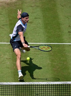 Marton Fucsovics HUN Action Tennis, ATP 250, BOSS Open 2025, Stuttgart, Baden-Württemberg, Germany