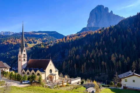 Santa Cristina in Val Gardena, Dolomites, South Tyrol, Italy