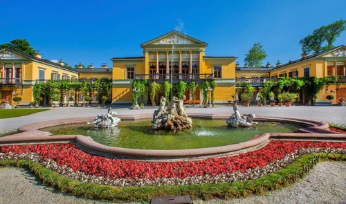 Kaiservilla im Kaiserpark, Bad Ischl, Trauntal, Salzkammergut, Upper Austria, Austria