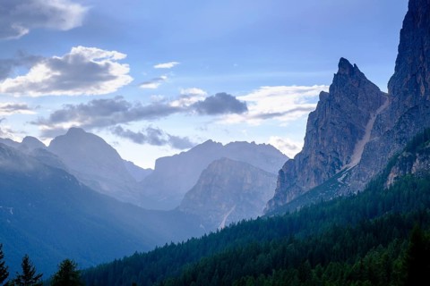 Monte Pomagagnon, from Rifugio Mietres, Cortina d'Ampezzo, Dolomites, Veneto, Italy