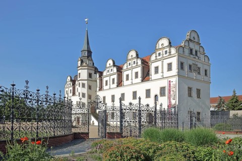 Johannbau built in 1556 Museum of City History, Renaissance, Castle, Dessau, Dessau-Roßlau,