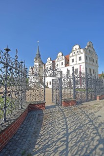 Johannbau built in 1556 Museum of City History, Renaissance, metal grating, metal fence, arts and
