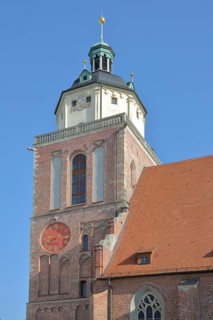 Gothic St Mary's Church, Dessau, Dessau-Roßlau, Saxony-Anhalt, Germany