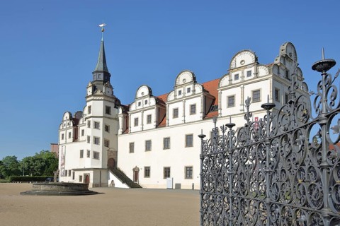 Johannbau built in 1556 Museum of City History, Renaissance, metal grating, metal fence, arts and