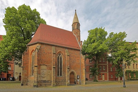 Gothic Corpus Christi Chapel, Chapel, Luther city Wittenberg, Fläming, Saxony-Anhalt, Germany