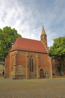 Gothic Corpus Christi Chapel, Chapel, Luther city Wittenberg, Fläming, Saxony-Anhalt, Germany