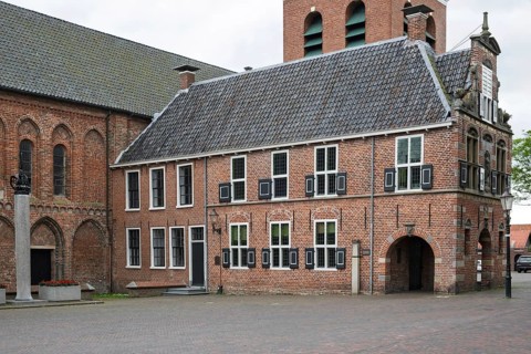 Renaissance town house from 1630, Appingedam, Province of Groningen, Netherlands