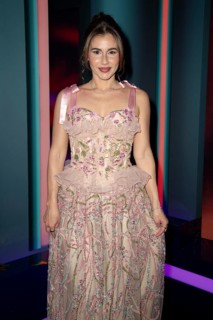 Sarah Engels at the recording of the SWR entertainment show 'The Beatrice Egli Show' at Studio H in