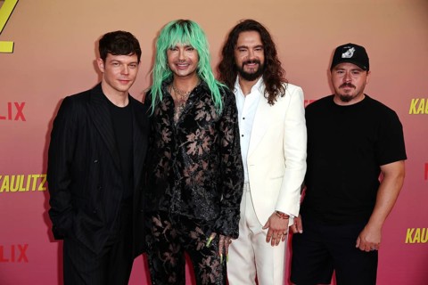Band Tokio Hotel: Georg Listing, Bill Kaulitz, Tom Kaulitz and Gustav shepherd - Special Screening