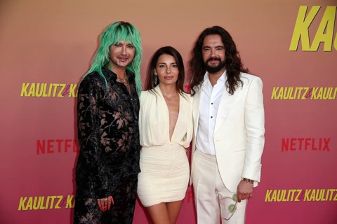 Bill Kaulitz, Sara Alviti and Tom Kaulitz - Special Screening Netflix Series Kaulitz & Kaulitz