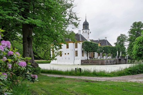Fraeylemaborg Castle is located on a country estate in Slochteren, province of Groningen,