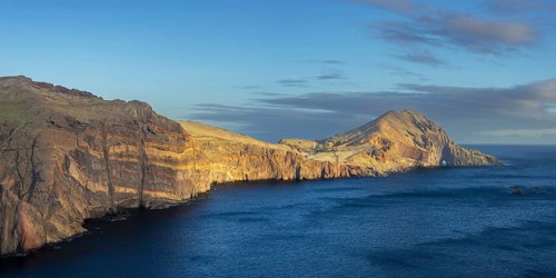 Sunset, volcanic peninsula, Ponta de São Lourenço, Ponta de Sao Lourenco, rocky coast, Punta de San