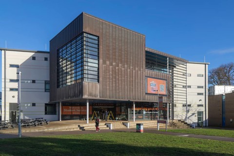Student Services building, Whiteknights Campus, University of Reading, Reading, Berkshire, England,