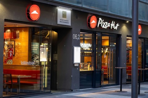 PIZZA HUT in the city center of Mannheim