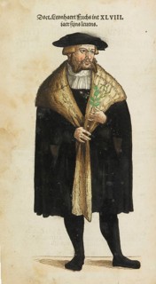 Leonhart Fuchs, German physician, translator, editor, commentator, university teacher and botanist