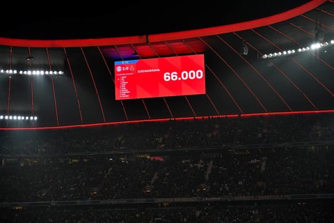 Scoreboard audience only 66, 000 for the first time in years after some of the Ultra Fans were