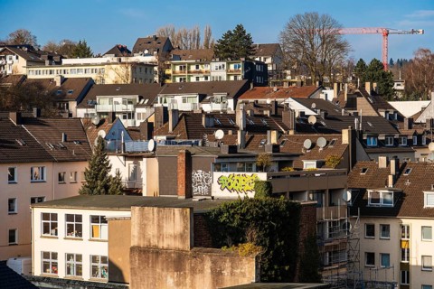 Residential development with multi-family buildings in Wuppertal, Germany