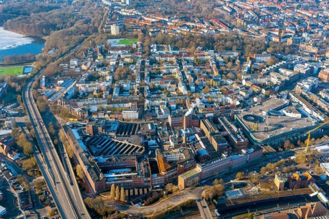 Phoenix quarter, Continental, Phoenix AG, rubber factory, district, social hotspot, working-class
