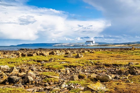 Torness Nuclear Power Station, Torness Point, Dunbar, East Lothian, Scotland, UK