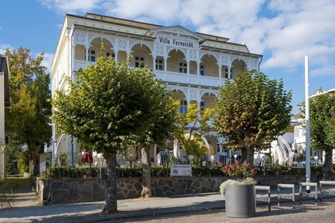Villa Fernsicht, Bäderarchitektur, Wilhelmstraße, Sellin, Baltic resort, Rügen Island,