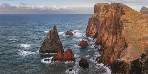 North coast, volcanic peninsula, Ponta de São Lourenço, Ponta de Sao Lourenco, rocky coast, Punta