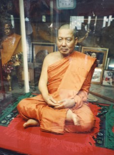 Mummified monk. Sokushinbutsu is a practice of self-mummification that has its roots in the