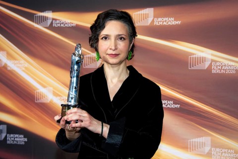 Manon Bovenkerk, EUROPEAN FILM AWARDS Berlin 2026, photo call at the House of World Cultures,