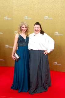Derya Kaptan and Meltem Kaptan, EUROPEAN FILM AWARDS Berlin 2026, Photo Call at the House of World