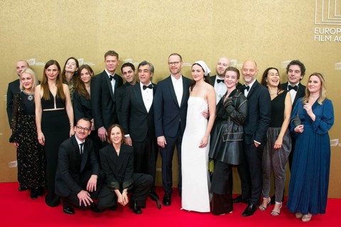 Sentimental Value film team led by director Joachim Trier, EUROPEAN FILM AWARDS Berlin 2026, photo