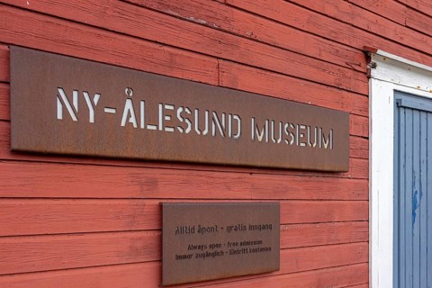 Ny-Ålesund Museum, former mining building showing the town's past, exploration history and