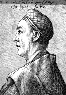 Portrait in side view of Jakob Fugger the Rich, based on a drawing by Hans Holbein the Elder, cap,