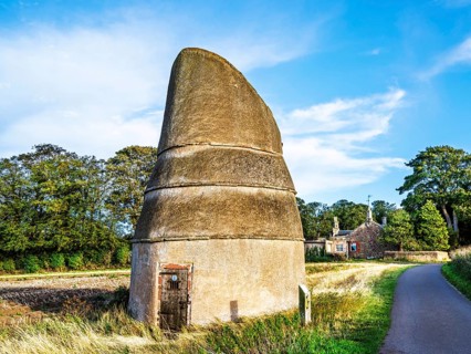 Preston Mill and Phantassie Doocot, River Tyne, East Lothian, Scotland, UK