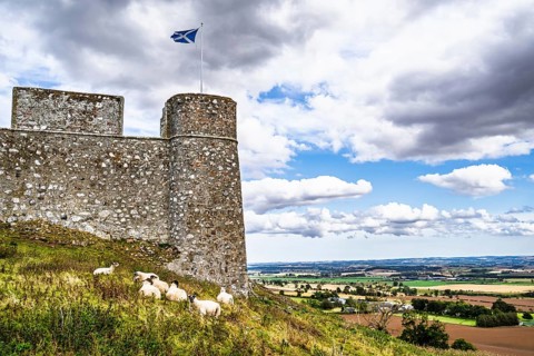 Hume Castle, Greenlaw, Scottish Borders, Scotland, UK