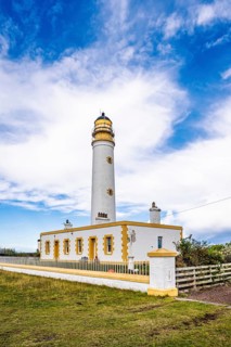 Barns Ness Lighthouse, Dunbar, East Lothian, Scotland, UK