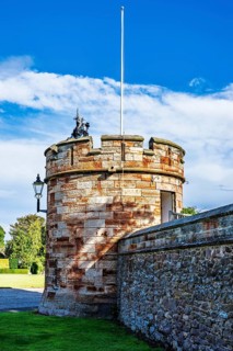Dirleton Castle & Gardens, Dirleton, East Lothian, Scotland, UK