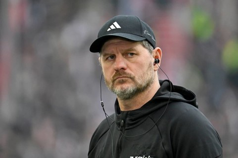 Coach coach Steffen Baumgart 1. FC Union Berlin FCU portrait MHPArena, MHP Arena Stuttgart,