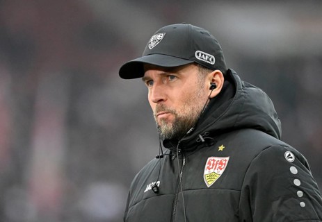 Coach coach Sebastian Hoeness VfB Stuttgart portrait thoughtful MHPArena, MHP Arena Stuttgart,