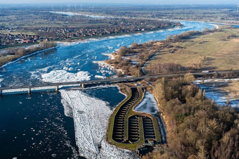 Geesthacht, Elbe bridge, dam, water regulation, Elbe, federal road, B, 404, toll bypass, water,
