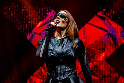 Simone Simons, singer of Epica, live on Arcane Dimensions Tour 2026 at Munich's Zenith on 17.01