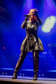 Simone Simons, singer of Epica, live on Arcane Dimensions Tour 2026 at Munich's Zenith on 17.01