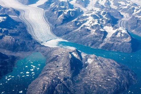 Coast of East Greenland, Arctic, Greenland, geographically part of North America, politically part