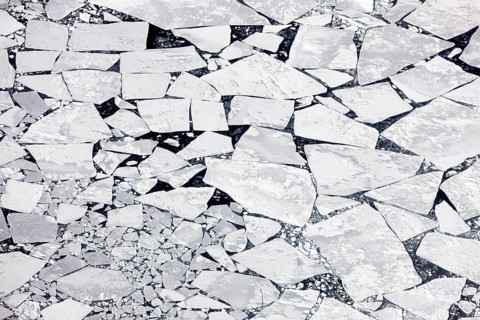 Melting icepack, East Greenland (Kalaallit Nunaat), Arctic Ocean, geographically part of North