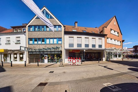 Optician hair house, residential and commercial building, modern architecture, general development,