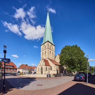 St. Remigius Catholic Church, Probsteikirche, Church Tower, Houses, General Buildings, Lantern,