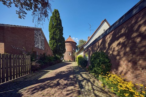 Diebesturm, registry office, historic city prison, clinker house, brick wall, general architecture,