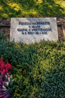 Tombstone of Princess Margarete von Urach, Countess of Württemberg, 1901 to 1975, cemetery, grave,
