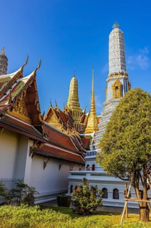 The Grand Royal Palace, Wat Phra Kaeo Buddhist Temple, the Royal Pantheon, Prasad Phra Thepbidon,
