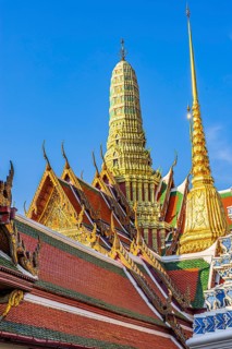 The Grand Royal Palace, Wat Phra Kaeo Buddhist Temple, the Royal Pantheon, Prasad Phra Thepbidon,